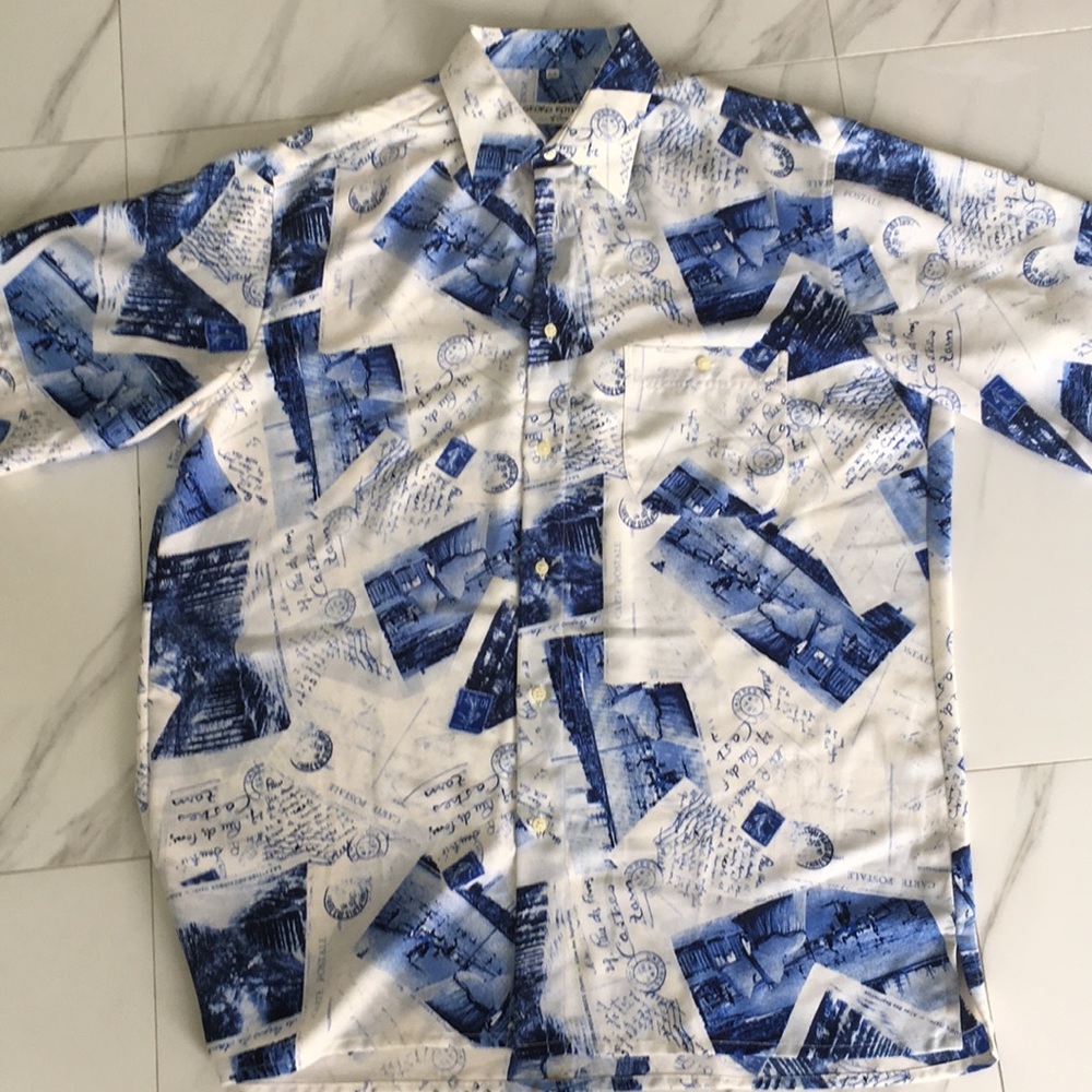 George Roth bottom down shirt